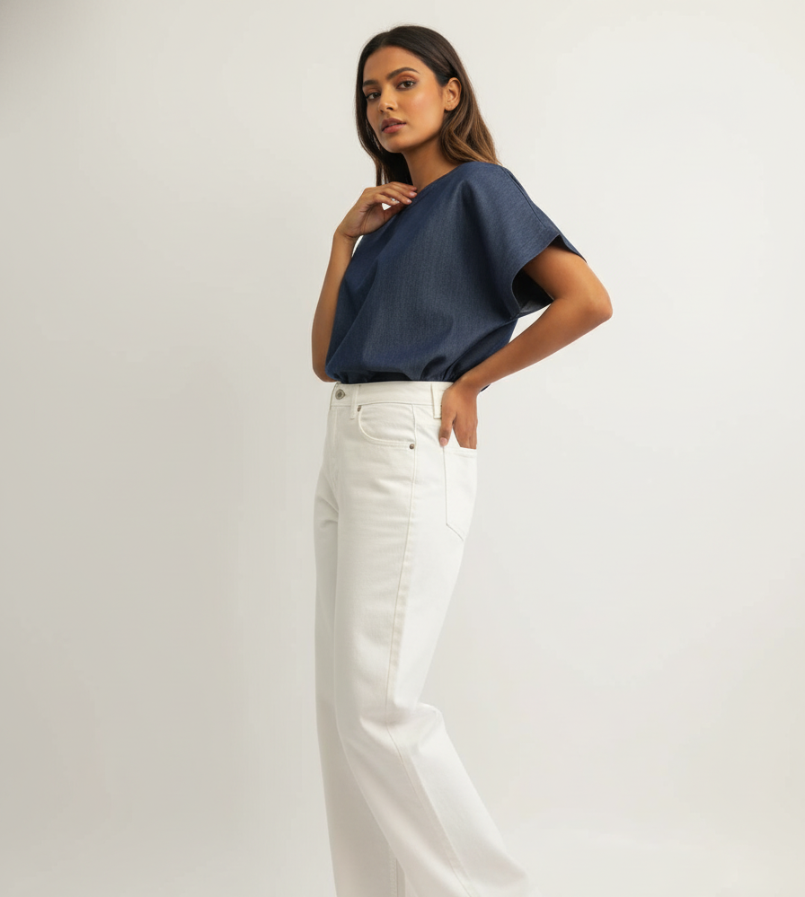 Seamform Denim Top