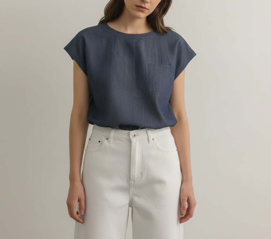 Seamform Denim Top