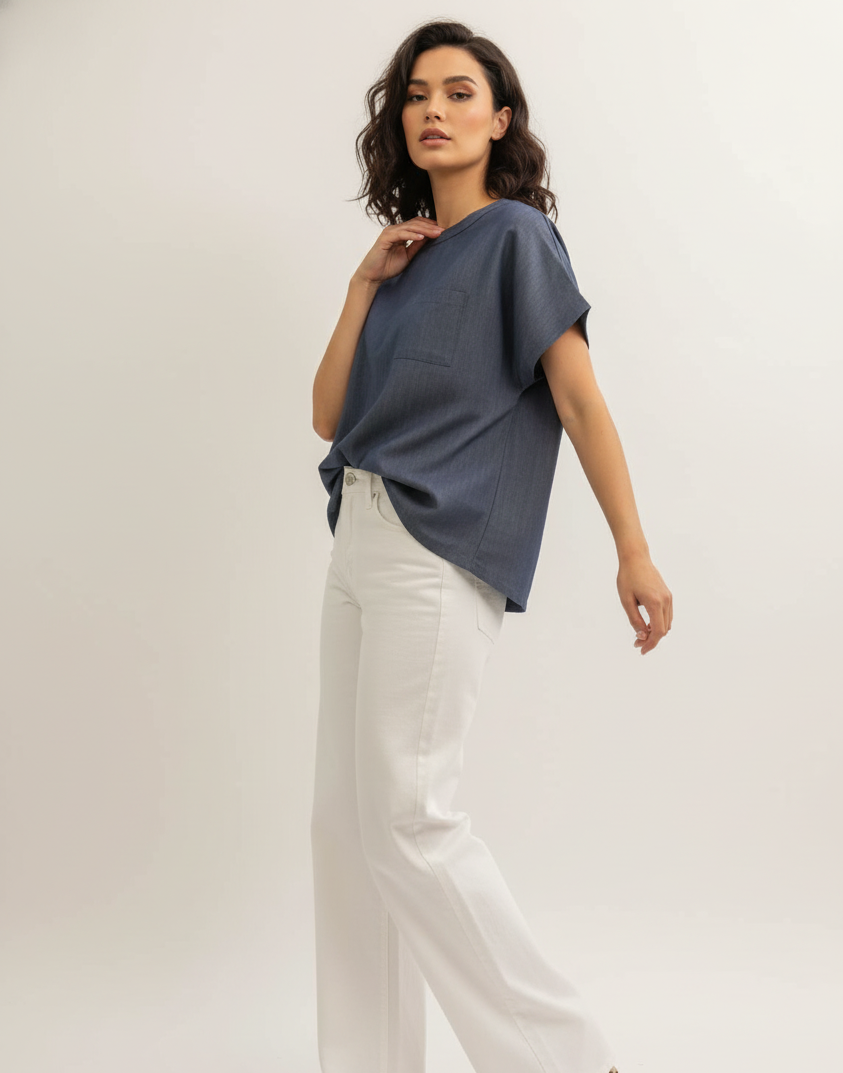 Seamform Denim Top