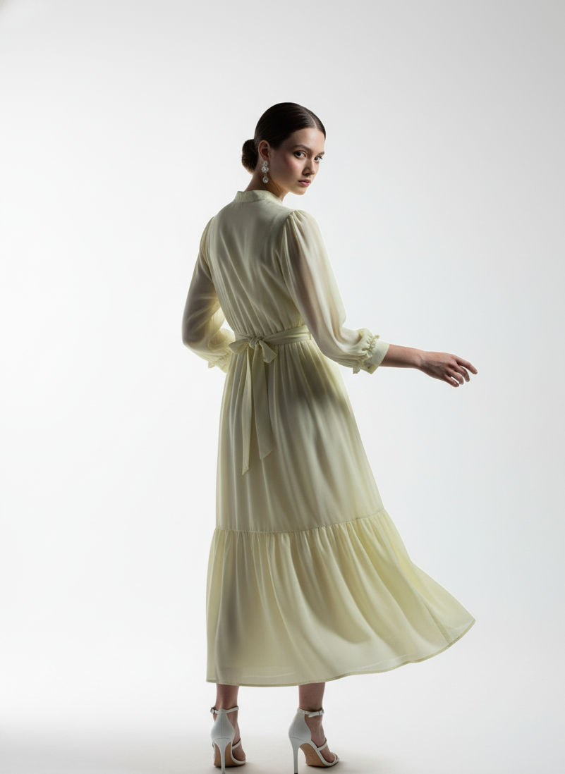Fairy Tiered Chiffon Dress
