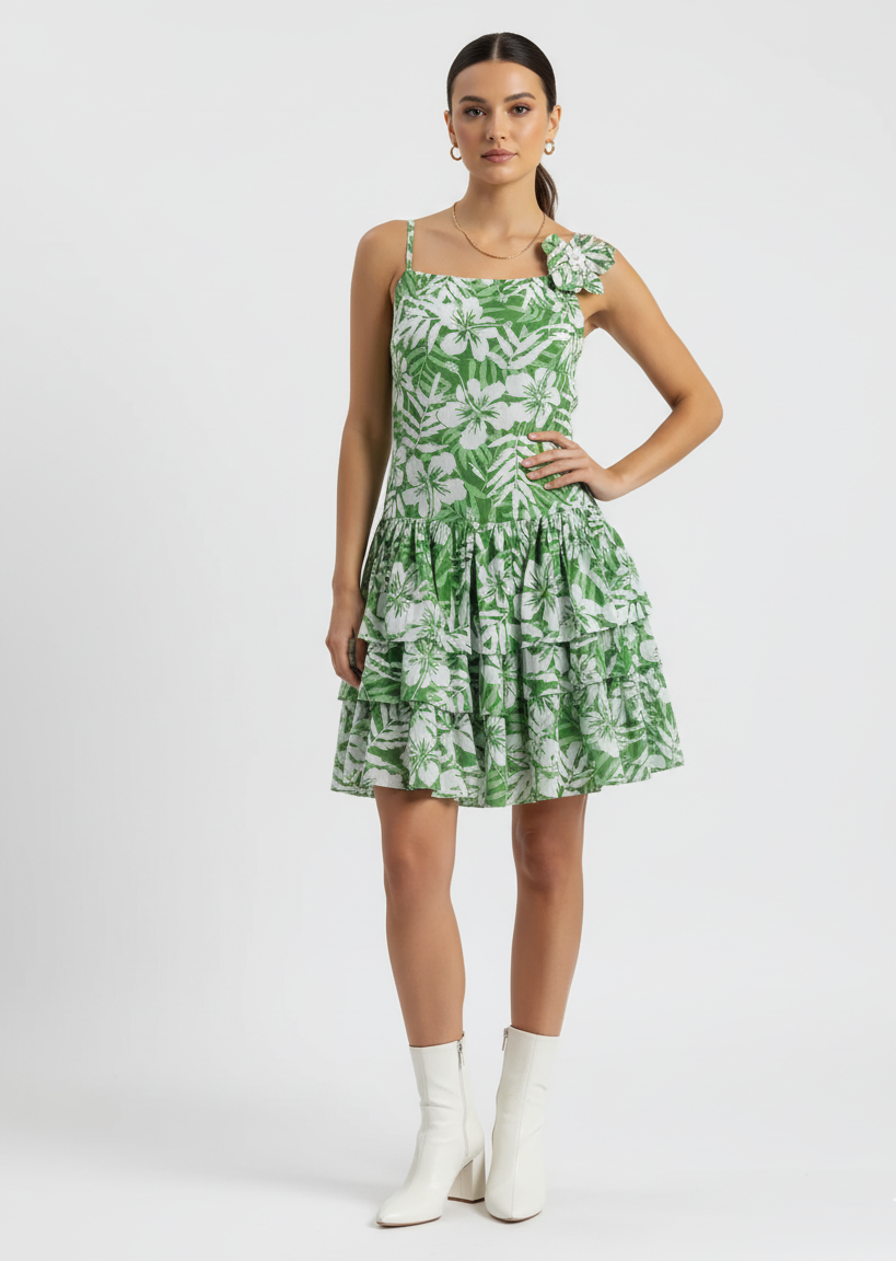 Ivy 3-Tier Mini Dress