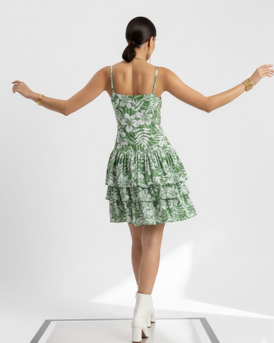 Ivy 3-Tier Mini Dress