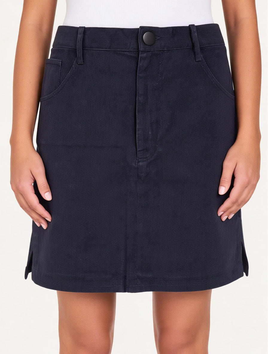 Corduroy Mini Skirt