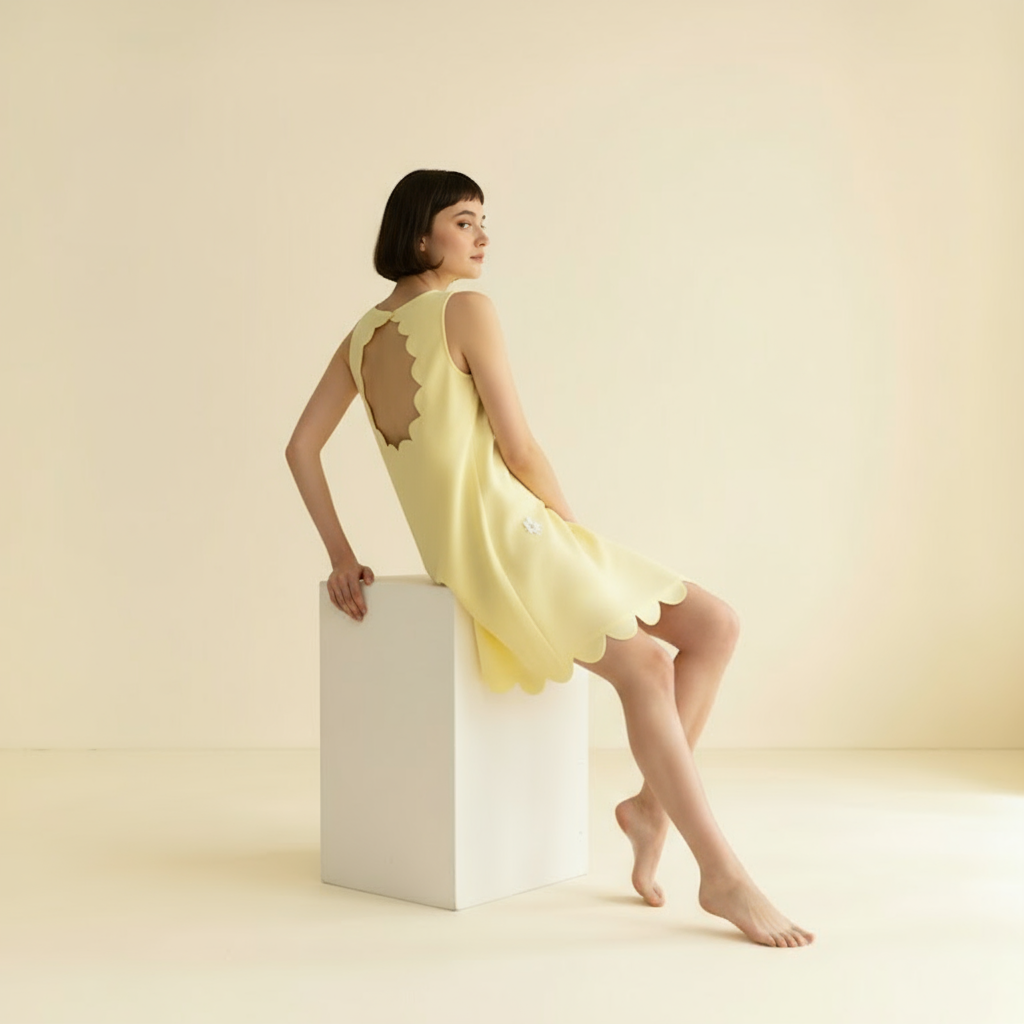 Aurélia Floral Cut-Out Mini Dress
