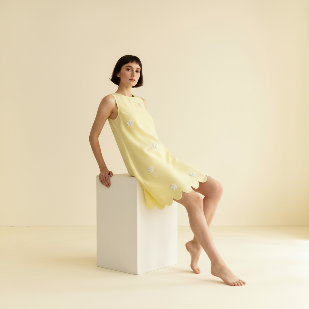 Aurélia Floral Cut-Out Mini Dress