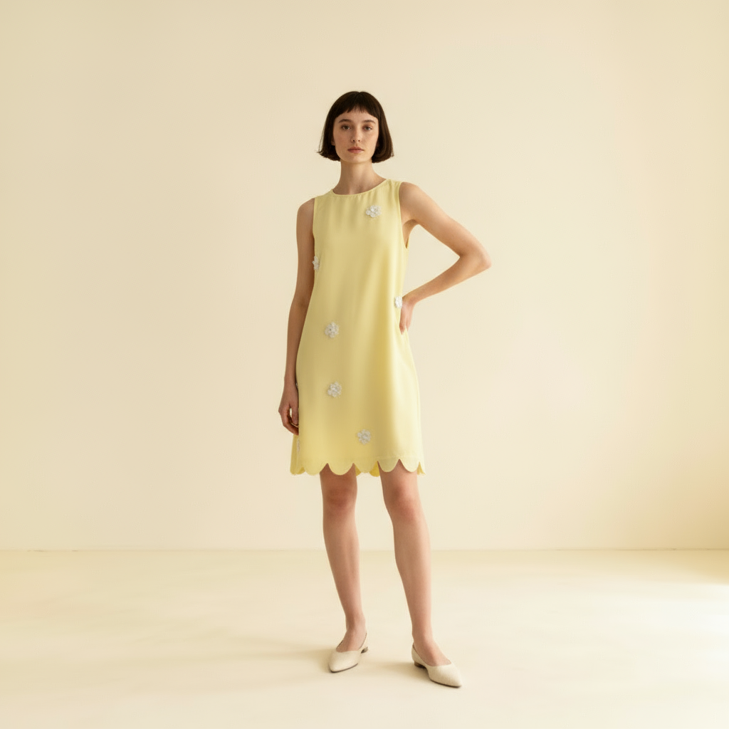 Aurélia Floral Cut-Out Mini Dress
