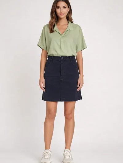 Corduroy Mini Skirt