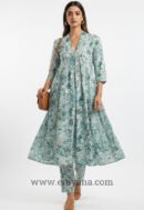 Floral A-Line Kurti Set