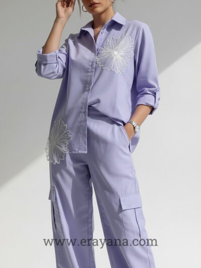 Embroidered Cotton Cargo Set