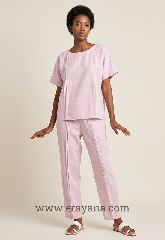 Relaxed Linen Top & Pant Set