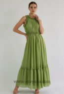 Evelyn Tiered Chiffon Maxi Dress